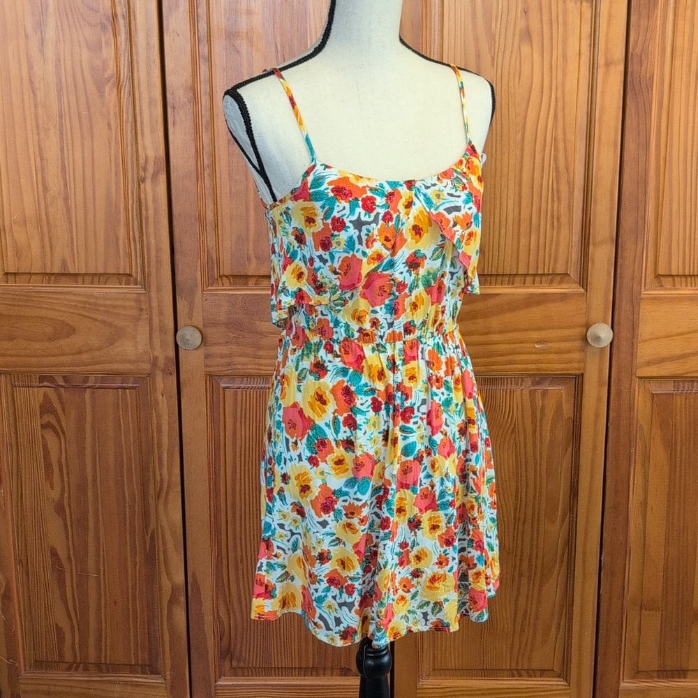A Byer Sleeveless Mini Sun Dress S